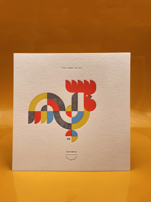 Image animée d'une réalisation grâce à un cliché flexographique.